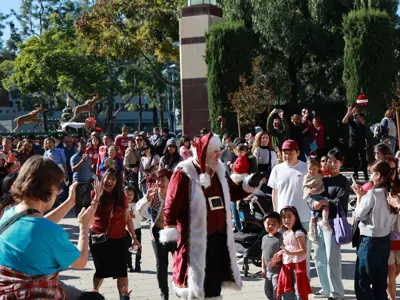 Guests gathered at Santa's Sleigh Day at the CCPA on December 6.