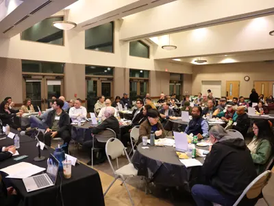 Residents gathered for the L.E.A.D. Cerritos session on January 22, 2026