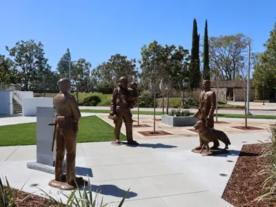 Tribute to Public Safety sculptures
