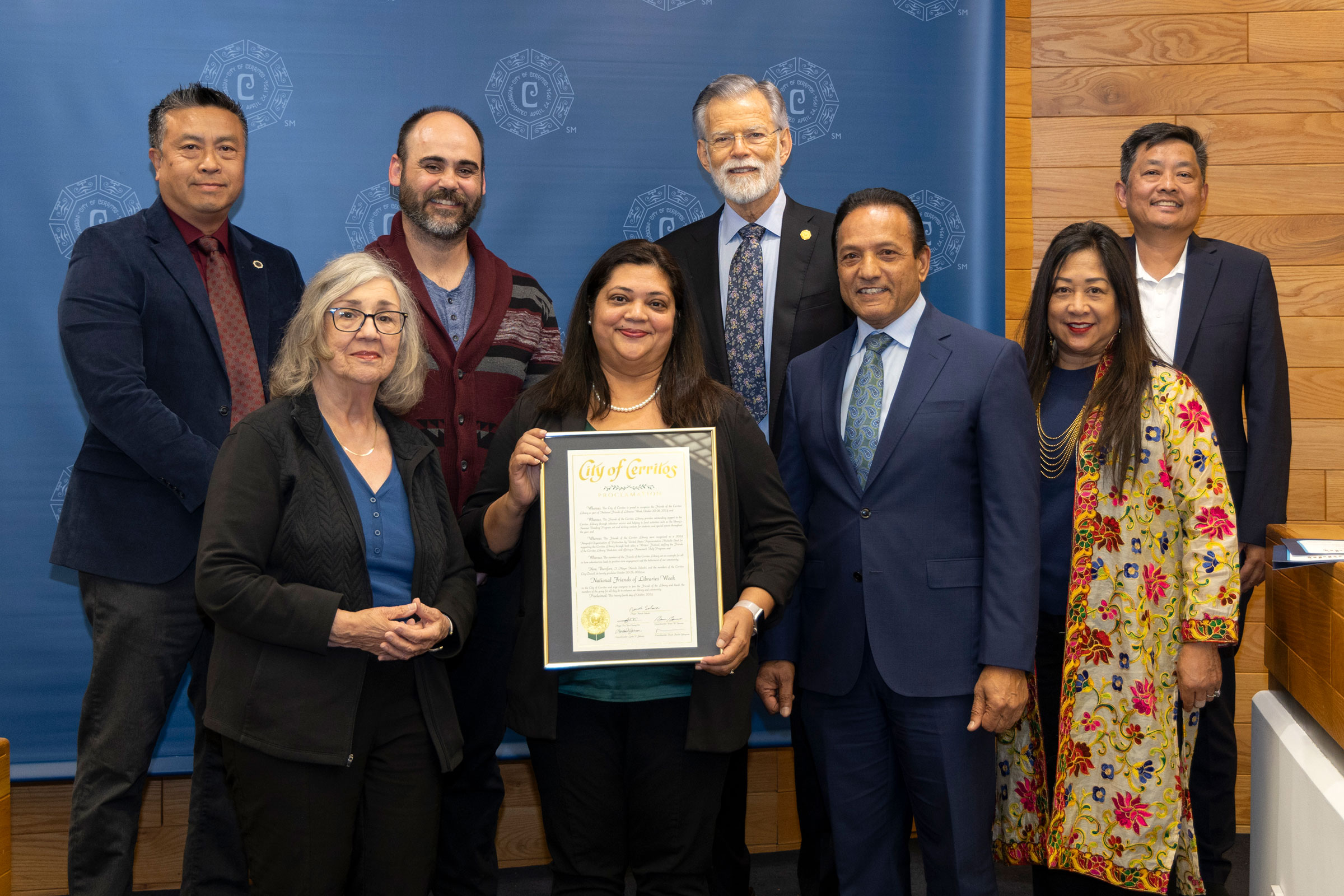 Friends of the Cerritos Library and Cerritos City Council